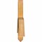 Ekena Millwork Bellingham Rough Sawn Timber Gable Bracket, Western Red Cedar, 48"W x 14"H x 2"D x 4"F, 7/12 Pitch GBW048X14X0204BEL00RWR - alternate 5